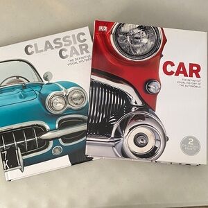 2 Books Classic car The definitive visual history